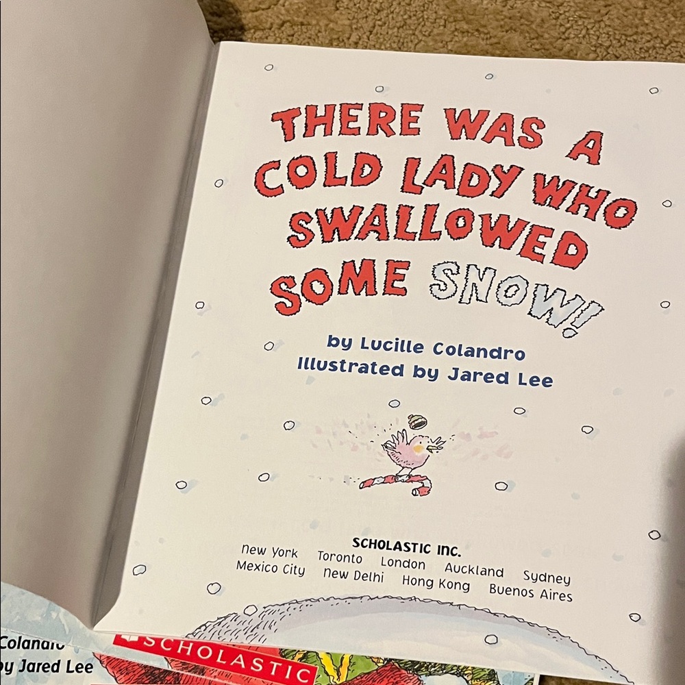 ‘There Was a Cold Lady Who Swallowed Some Snow!' Book Set 6 - Picture 2 of 3